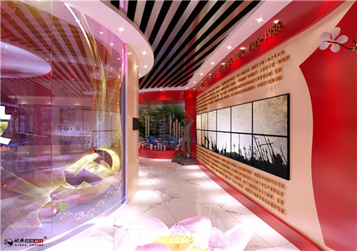 惠农阿拉善党风廉政展厅装修设计公司 