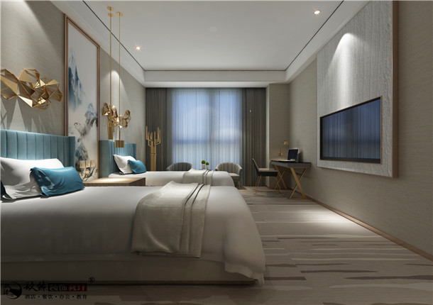 惠农现代酒店装修设计方案|增加现代艺术质感的升华