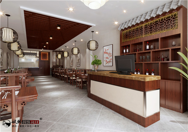 惠农聚丰源中餐厅装修设计|冲淡清远的艺术风格和境界