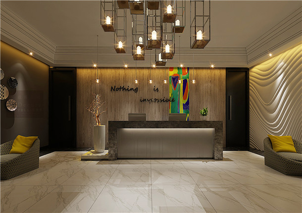 惠农西夏文化宫酒店装修设计|艺术与线条的完美结合。