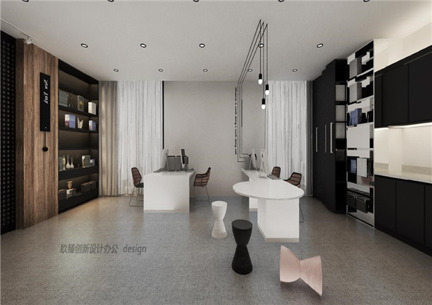 惠农镹臻创新办公室装修|简约时尚与线条的完美刻画。