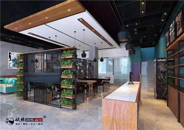 惠农雅食餐厅设计|提升了店内整洁感和高品质