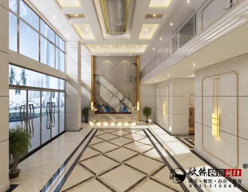 惠农简约大气的办公楼设计案例分享|惠农办公楼装修