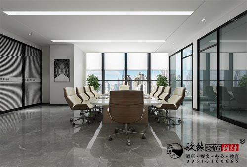 惠农芊墨办公设计方案鉴赏|惠农简洁大方有质感的办公空间